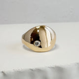 Cocoon Ring | Gold + Diamond