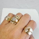 Cocoon Ring | Gold + Diamond