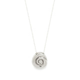 Small Compass Necklace | Silver