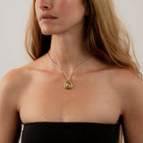 Large Compass Necklace | Bronze