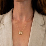 Small Compass Necklace | Bronze