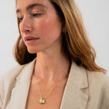 Small Compass Necklace | Bronze