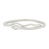 River Snake Bangle | Silver
