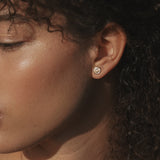Margherita Studs | Gold + Diamond