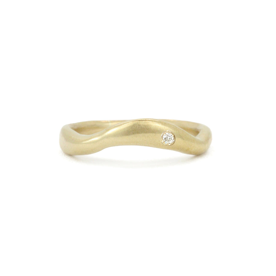Mount Tam Ring & Dish Set - Aria Ring | Gold + Diamond