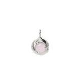Keeper Charm | Silver + Rose Quartz