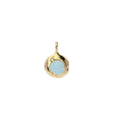 Keeper Charm | Gold + Aquamarine