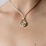 Large Compass Necklace | Gold