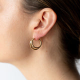 Tidal Hoops | Bronze