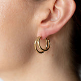 Tidal Hoops | Bronze