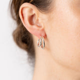 Tidal Hoops | Silver