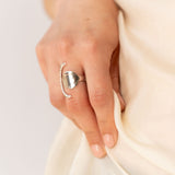 Equinox Ring | Silver + Diamond