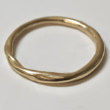 Rustic Twist Bangle | Bronze