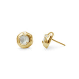 Keeper Studs | Bronze + Mother of Pearl