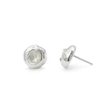 Keeper Studs | Silver + Mother of Pearl