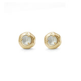 Keeper Studs | Gold + Mother of Pearl