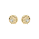 Margherita Studs | Gold + Diamond