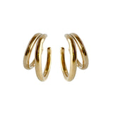 Tidal Hoops | Bronze