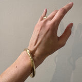 Rustic Twist Bangle | Bronze