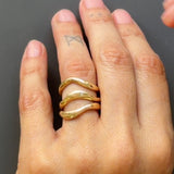 Aria Ring | Gold + Diamond
