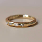 One of One | Marquise Diamond Half Eternity Ring