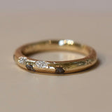 One of One | Mixed Diamond Half Eternity Ring