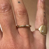One of One | Mixed Diamond Half Eternity Ring