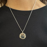 Snake Medallion No. 1 | Silver