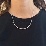 Arc Necklace | Silver