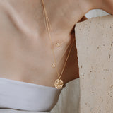 Cancer Zodiac Necklace | Bronze