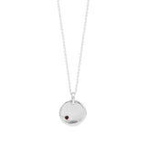 Georgia Necklace | Silver + Birthstone