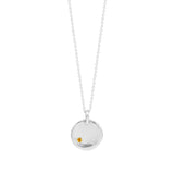 Georgia Necklace | Silver + Birthstone