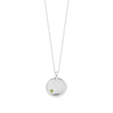 Georgia Necklace | Silver + Birthstone
