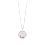 Georgia Necklace | Silver + Birthstone
