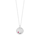 Georgia Necklace | Silver + Birthstone