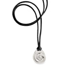 Large Compass Necklace | Silver