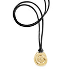 Large Compass Necklace | Gold