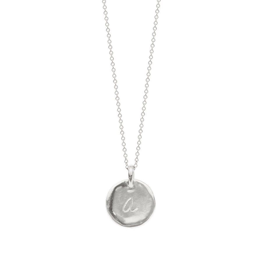 Georgia Initial Necklace | Silver