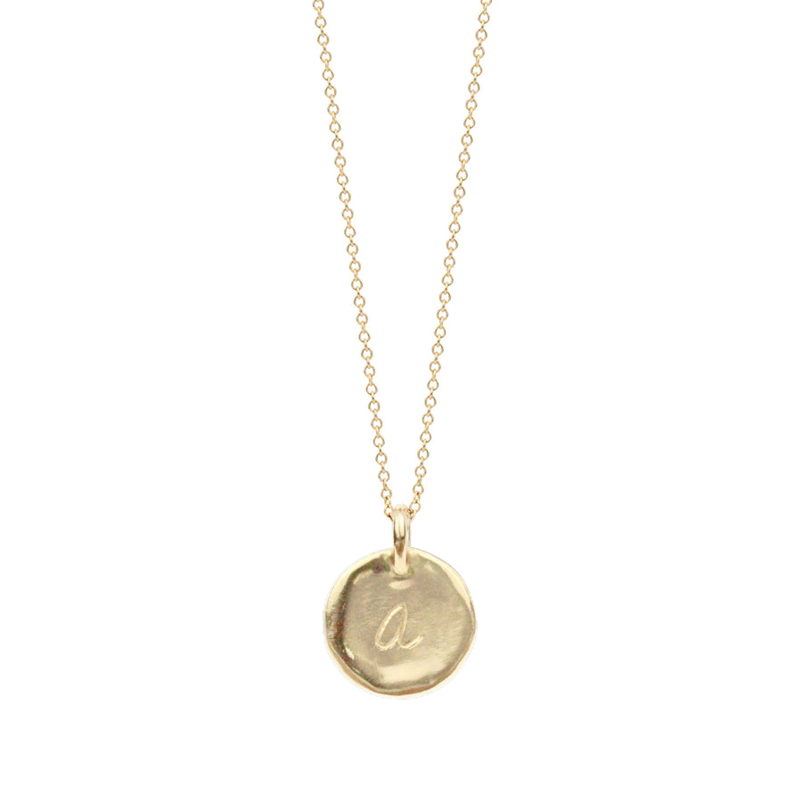 Georgia Initial Necklace | Gold