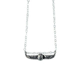 Scarab Necklace | Silver