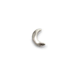 Crescent Moon Stud (Single) | Silver