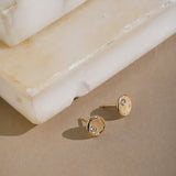 Margherita Studs | Gold + Diamond