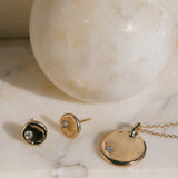 Margherita Studs | Gold + Diamond
