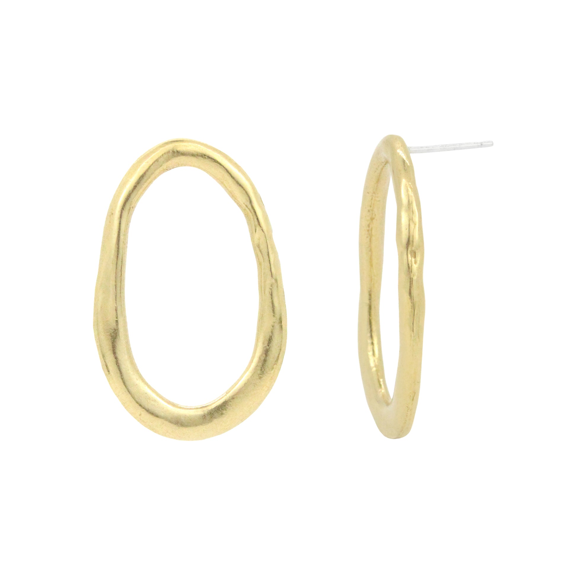 Lake Earrings | Bronze