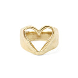 Open Heart Ring | Gold