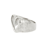 Open Heart Ring | Silver