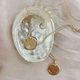 Georgia Necklace | Gold + Diamond
