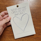 Open Heart Ring | Silver