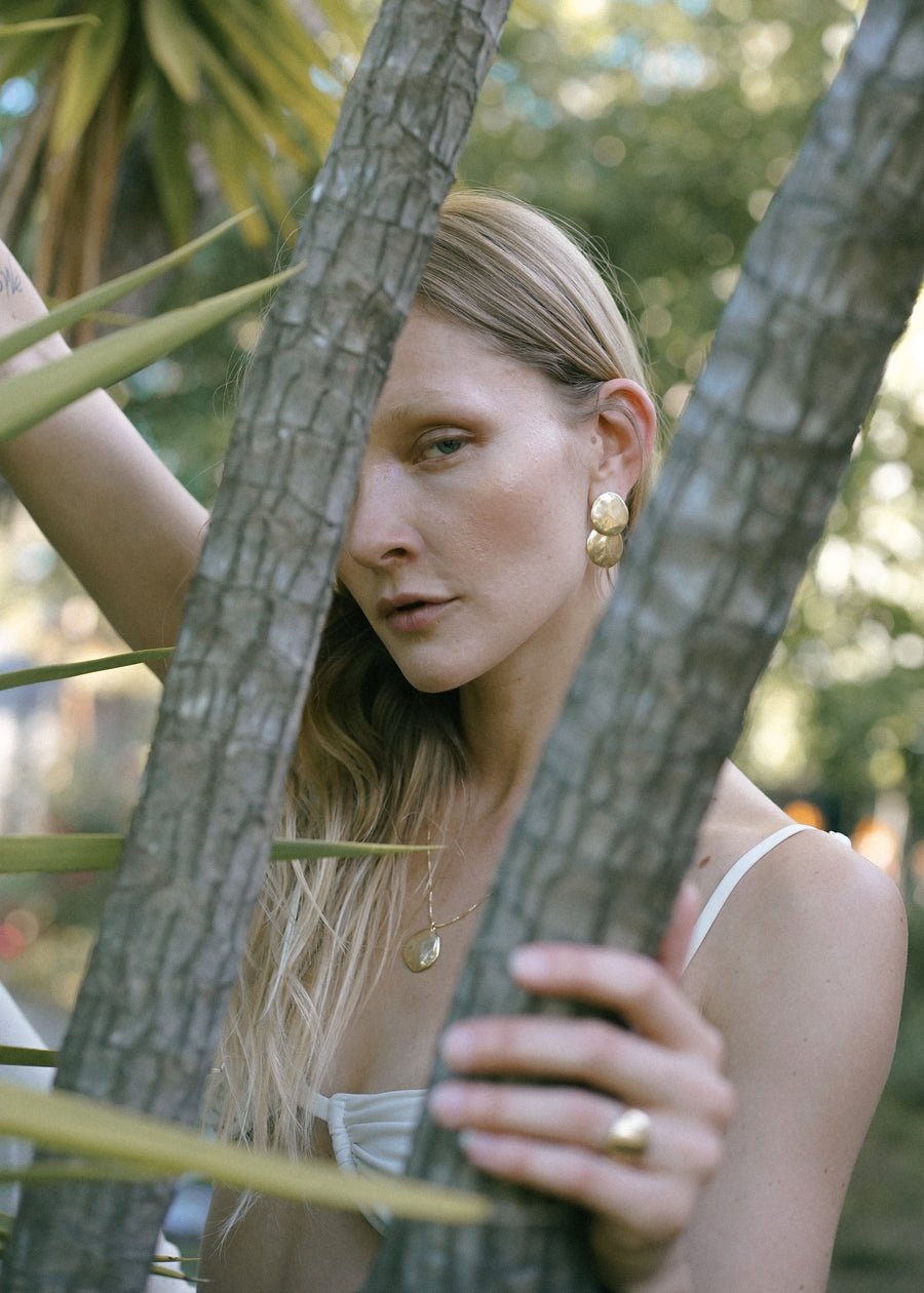 Terra Drop Earrings | Silver